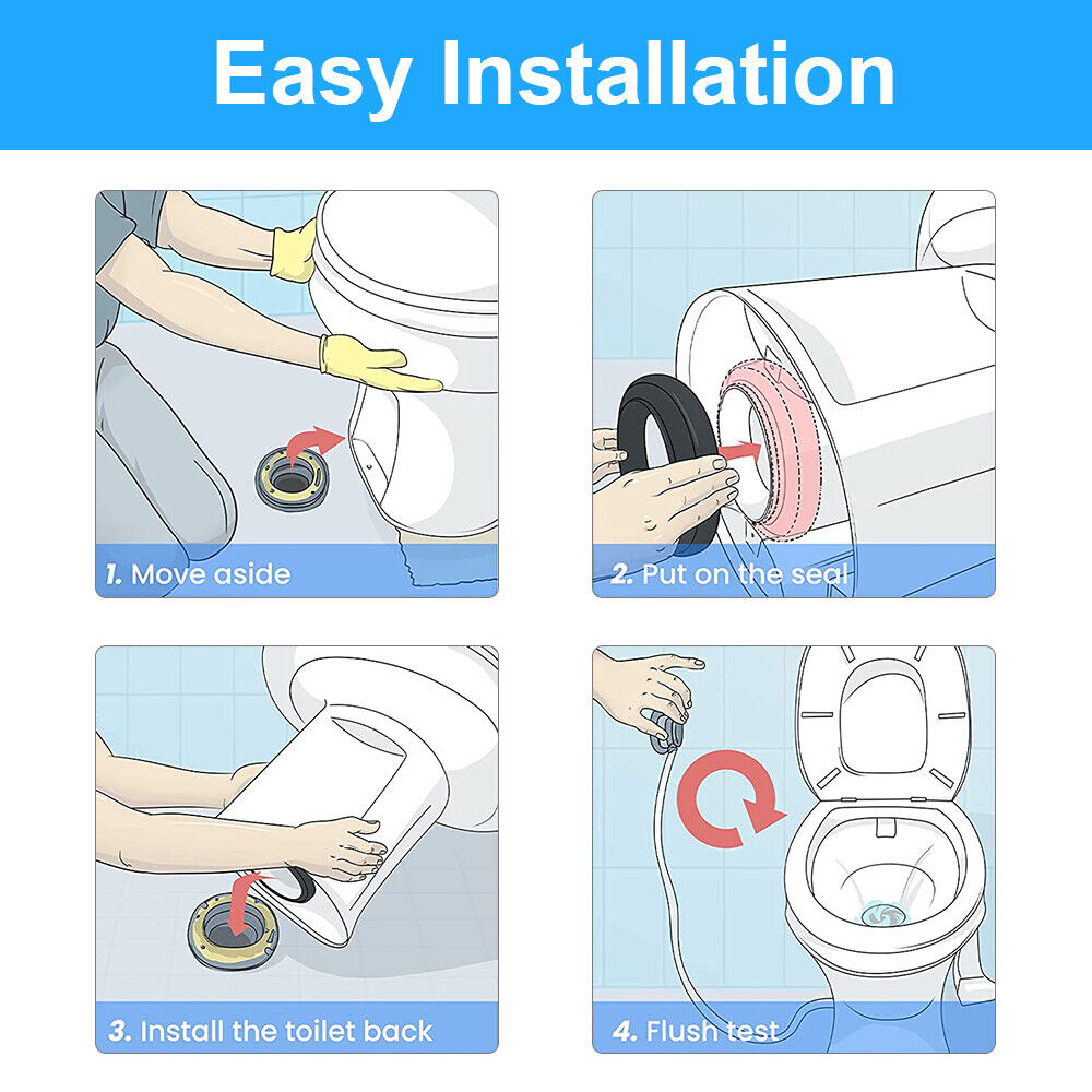 StoneSky 2Pcs Toilet Flush Ball Seal 385311658 Replacement For Dometic 300 310 320 RV