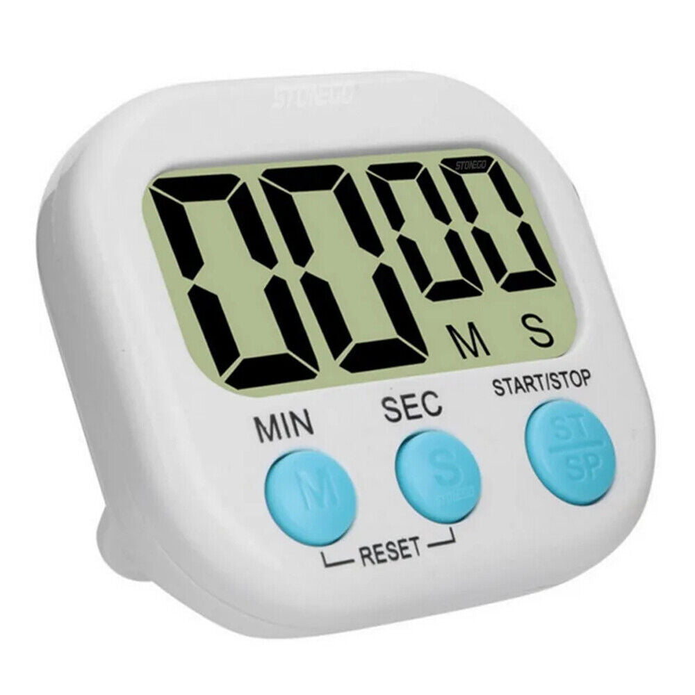 StoneSky Digital Kitchen Timer Magnetic Back and ON/Off Switch Loud Alarm Cooking Timer
