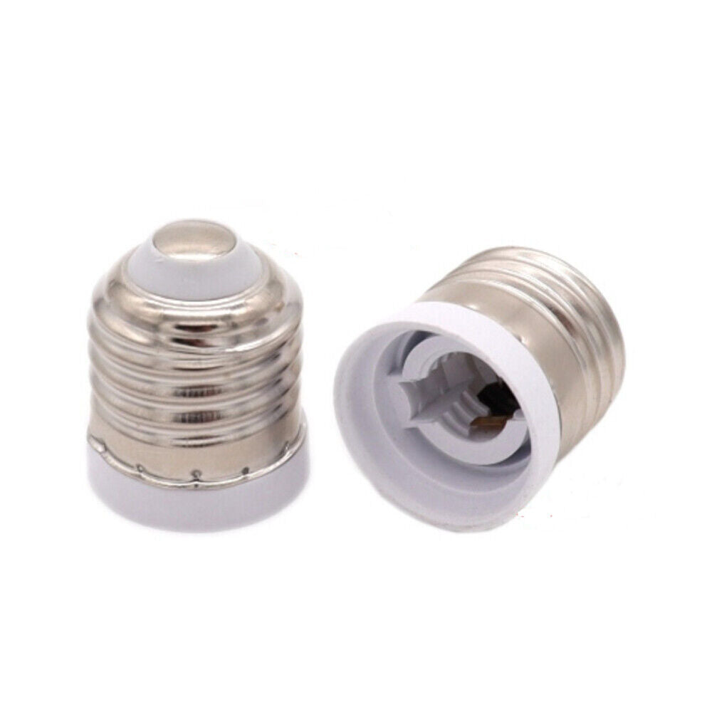 StoneSky 10Pcs E27 E26 to E12 Socket Adapter Candelabra Screw Socket Reducer Converter