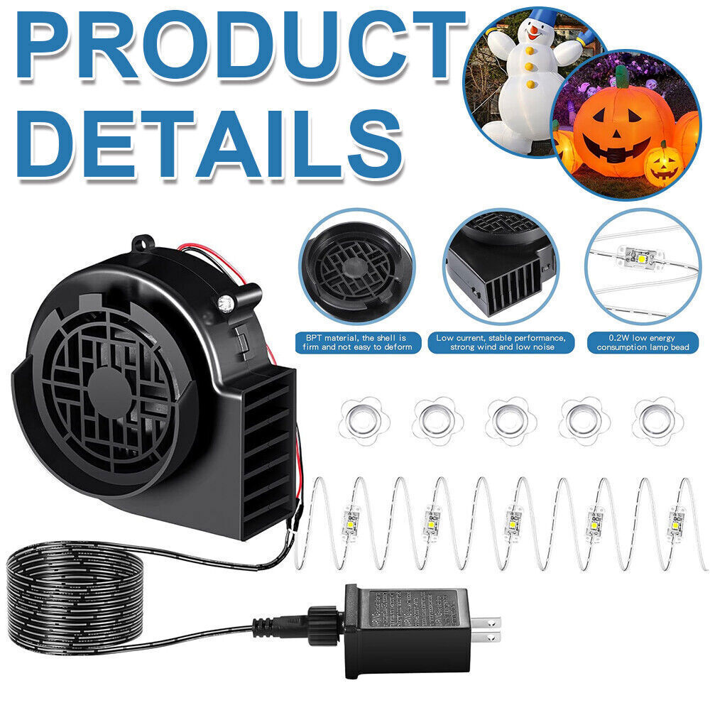 StoneSky Replacement Air Fan Blower for Inflatables For Xmas Holiday Blow up Inflatables