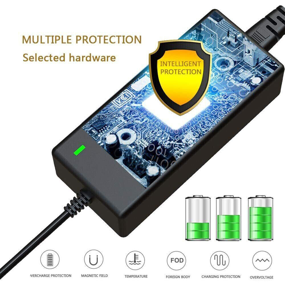 EROCK 6 in 1 Set 42V 2A Li-ion Lithium Battery Charger for Electric Bicycle E-bike 36V