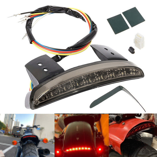 StoneSky LED Fender Brake Tail Light Turn Signal For Harley Sportster 883 1200 Iron Dyna
