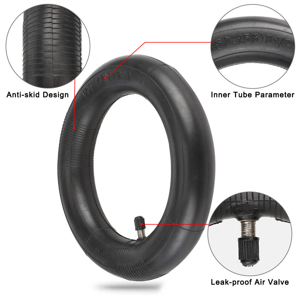 StoneSky 2Pcs Inner 50/75-6.1 Tube for GOTRAX GXL Electric Scooter 8.5 Tire Replacement
