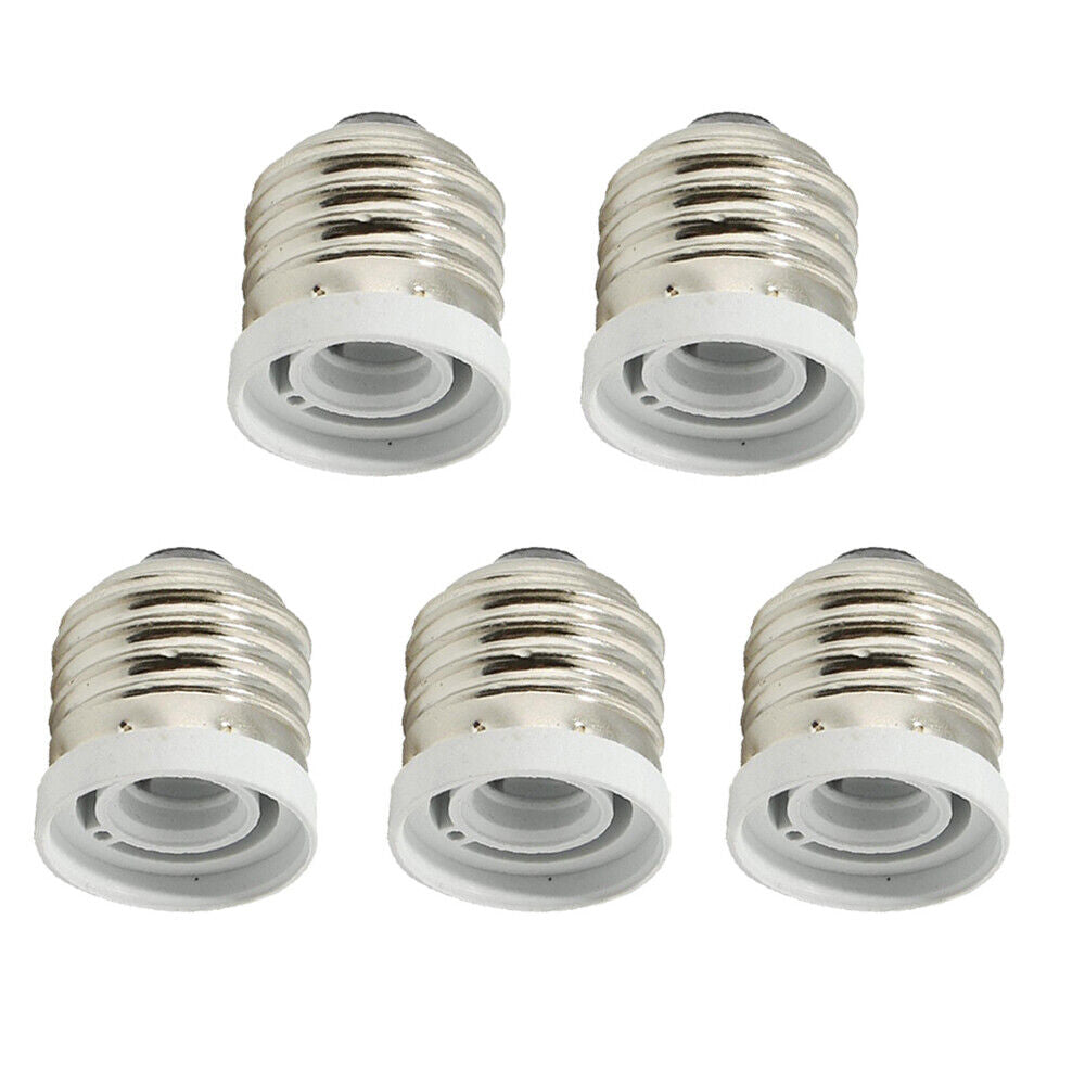 StoneSky 10Pcs E27 E26 to E12 Socket Adapter Candelabra Screw Socket Reducer Converter