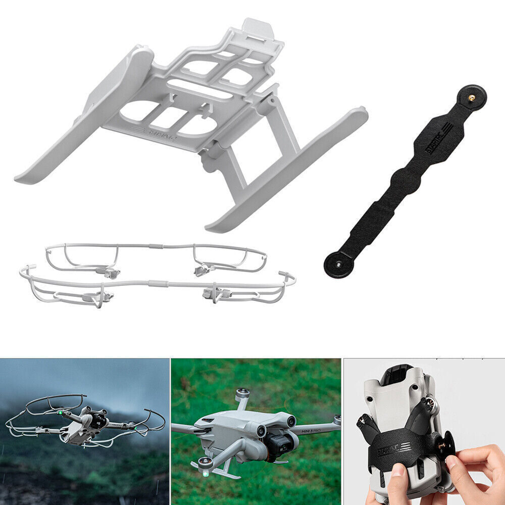 StoneSky Propeller Guard+Propeller Holder+Foldable Landing Gear for DJI Mini 3 Pro 3 In 1