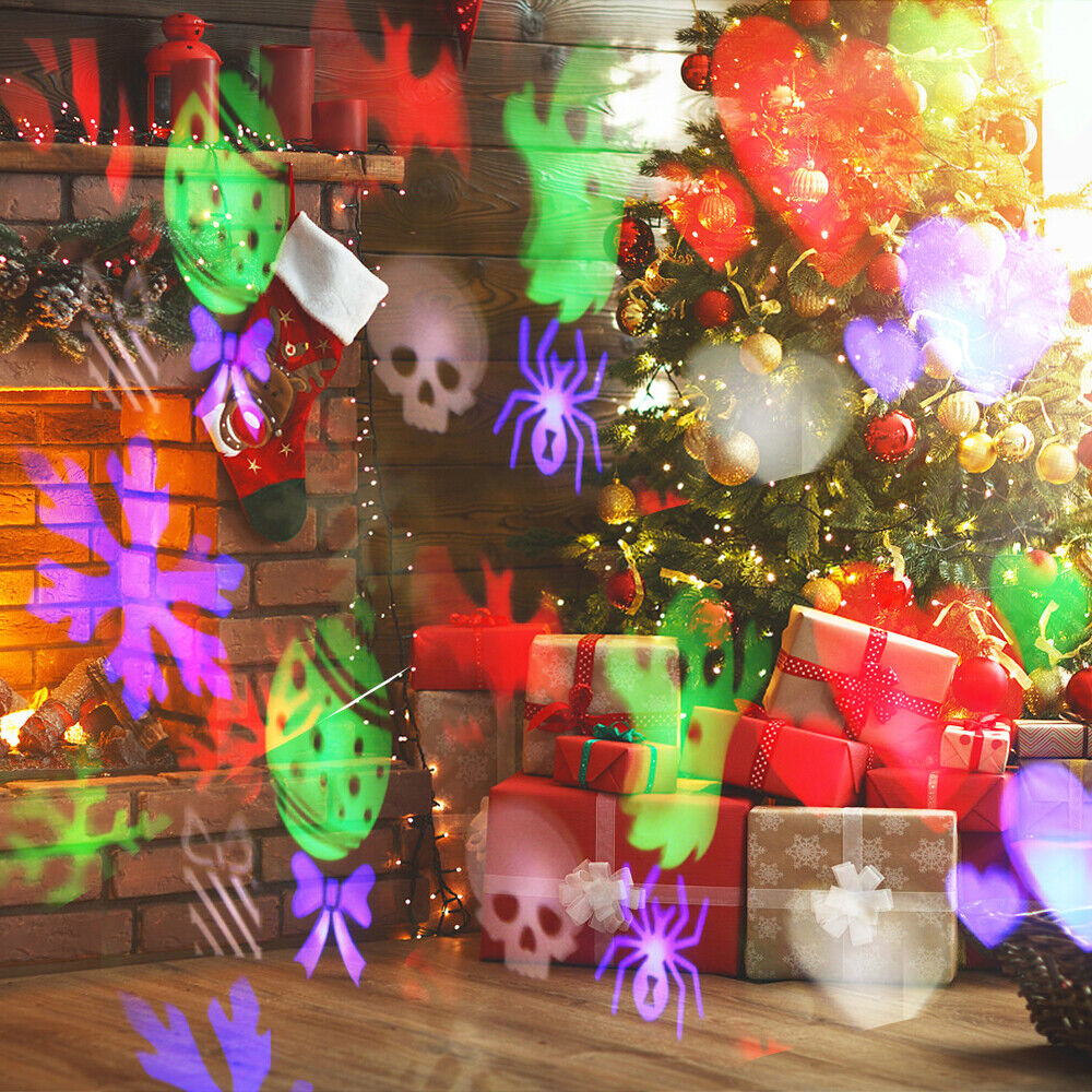 STONESKY EROCK Christmas Laser Projector LED Light Party Stage Spotlight 4 Patterns