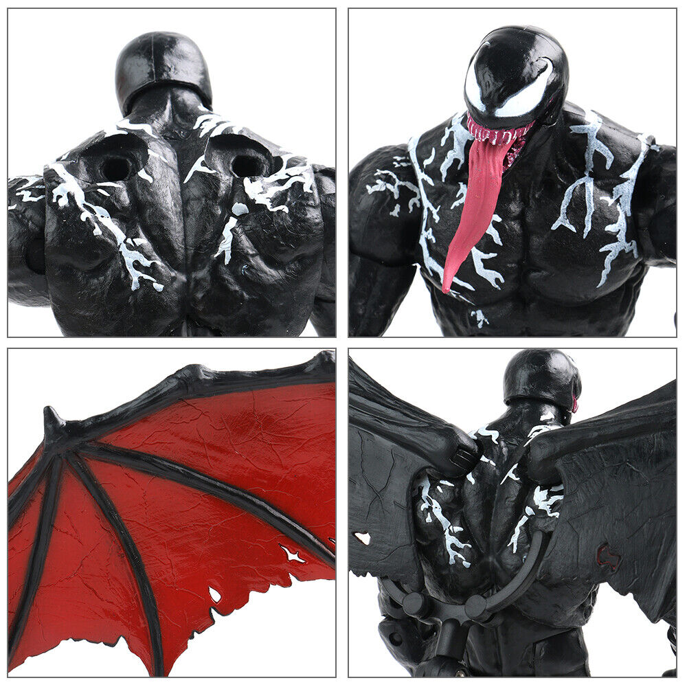 7 inch Venom Carnage Action Figure Venom Wing Collectible Model Toy PVC Boxed