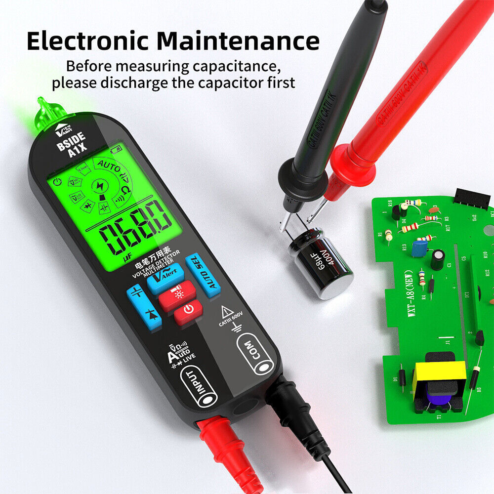 StoneSky Smart Digital Multimeter AC/DC Voltage Tester Rechargeable Electrical Voltmeter