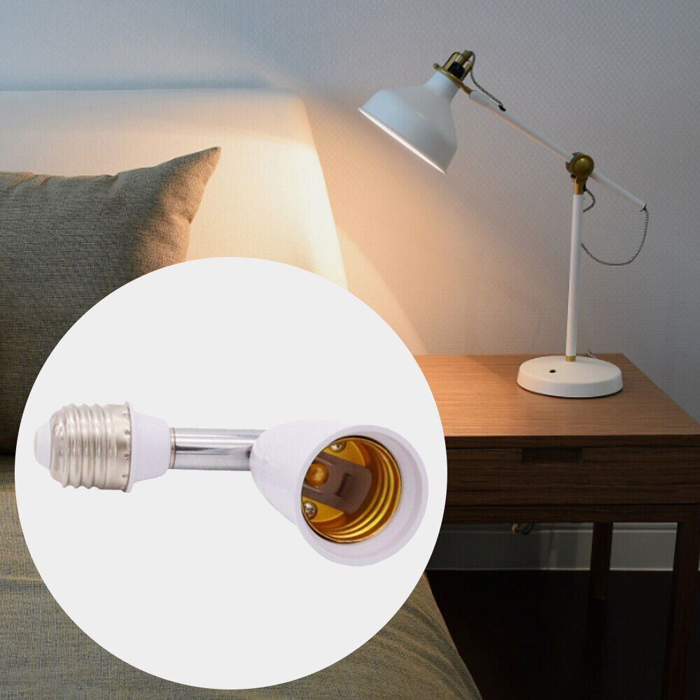 Light Bulb Socket Converter Lamp Holder to Adapter Extender E26 E27 to E26 E27