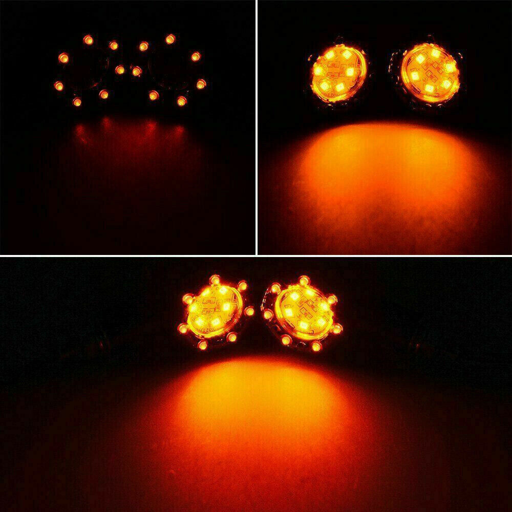 StoneSky Motorcycle LED Bullet Red Brake Blinker Turn Signal Tail Light For Harley HONDA