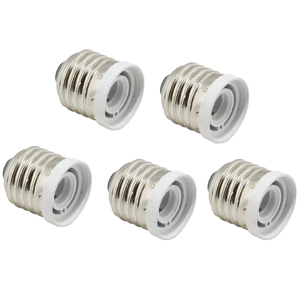 StoneSky 10Pcs E27 E26 to E12 Socket Adapter Candelabra Screw Socket Reducer Converter