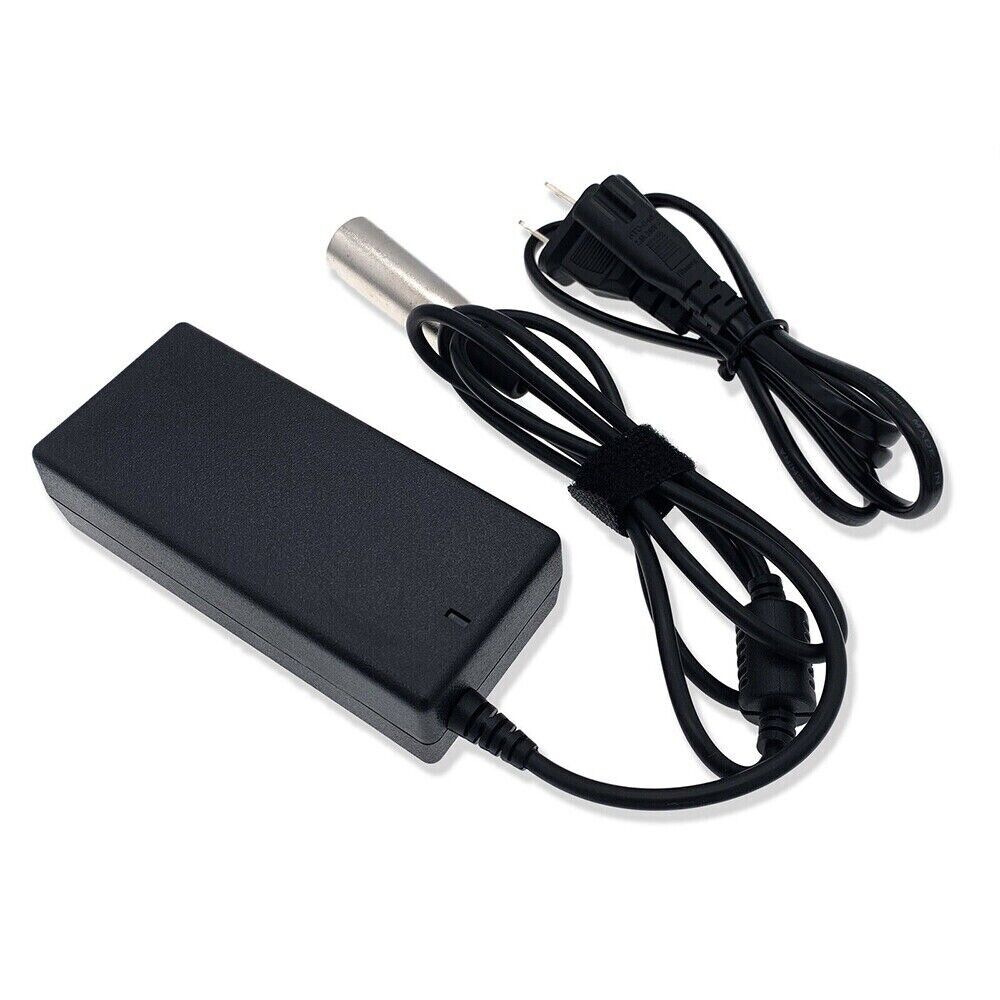 STONESKY 42V Adapter Charger for 36V 2A Lead Acid Battery Razor MX500 MX650 3Pin Male XLR