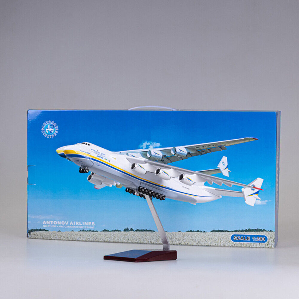 STONESKY 1/200 Antonov Ukraine An-225 Aircraft Strategic Transport Resin Airplane Model