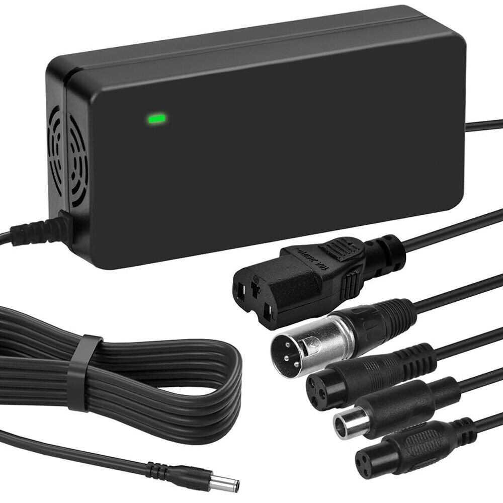 EROCK 6 in 1 Set 42V 2A Li-ion Lithium Battery Charger for Electric Bicycle E-bike 36V
