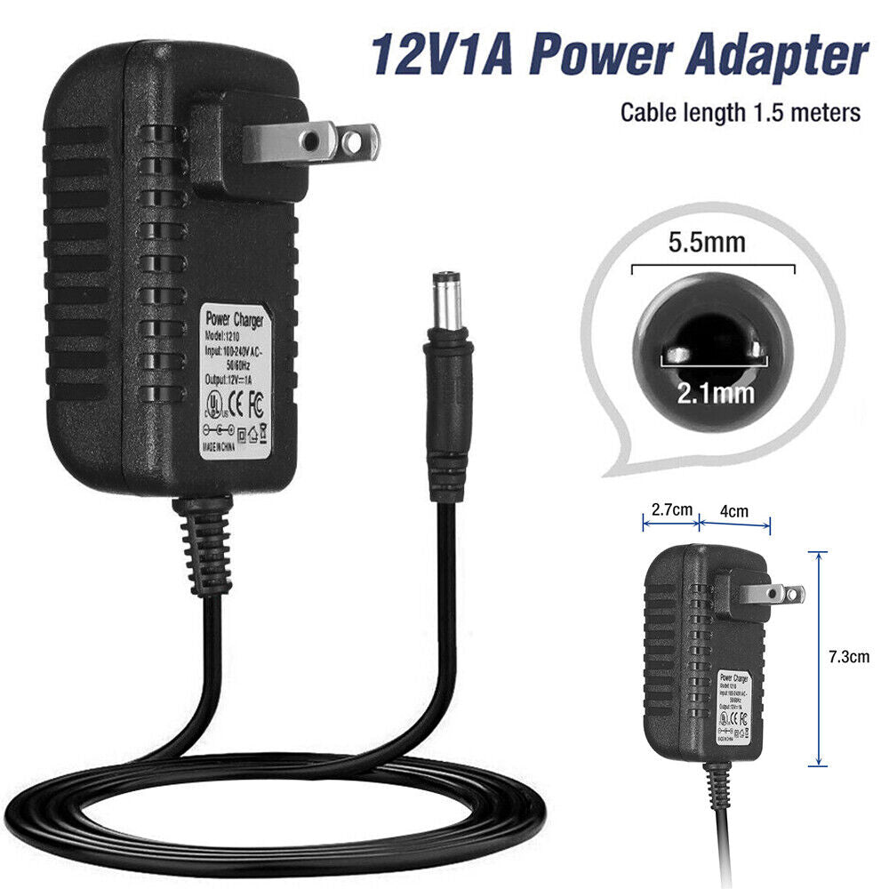 STONESKY 12V 1A Battery Adapter Regulated Charge For Children's Electric Ride on Cars Toy