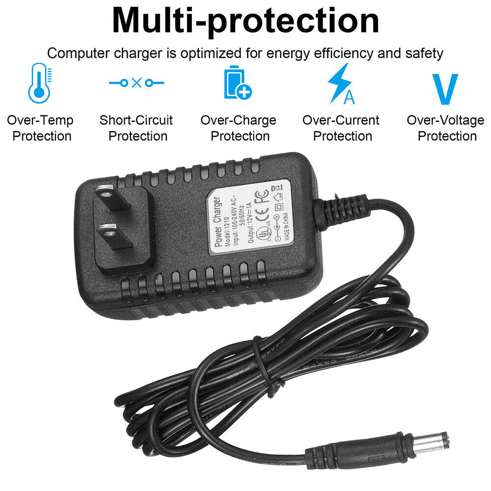 STONESKY 12V 1A Battery Adapter Regulated Charge For Children's Electric Ride on Cars Toy