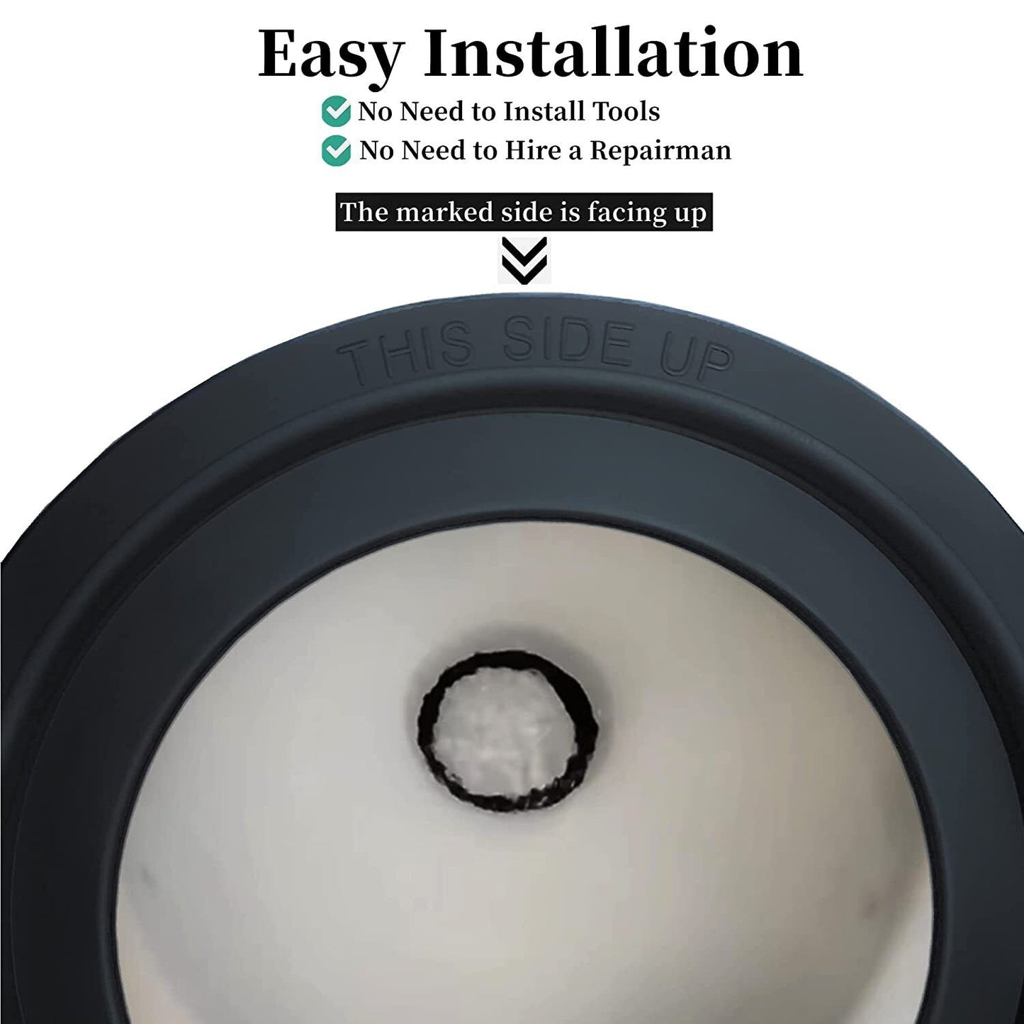 StoneSky 2Pcs Toilet Flush Ball Seal 385311658 Replacement For Dometic 300 310 320 RV