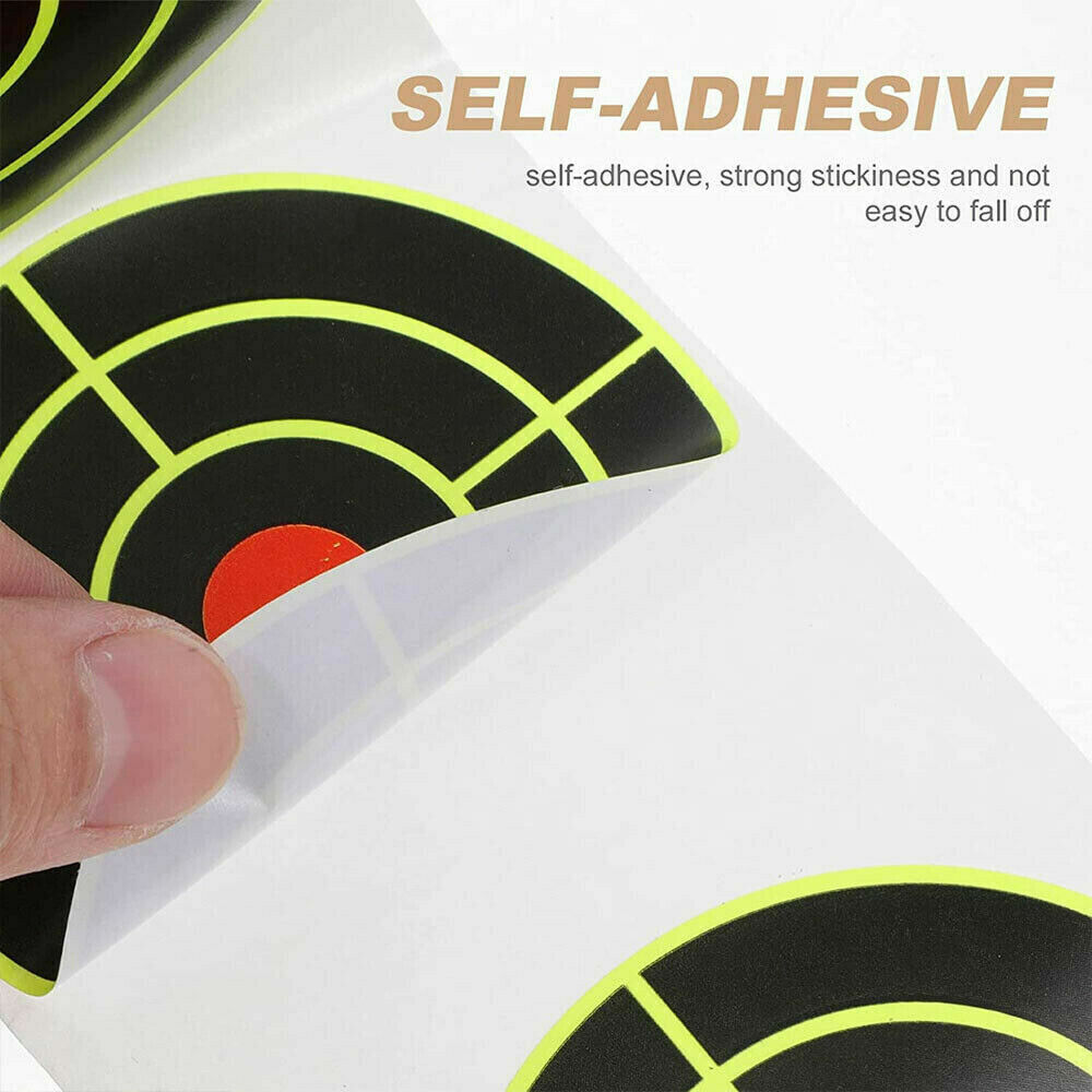 StoneSky 250 Pcs / 1Roll Self Adhesive Paper Reactive Splatter Shooting Target Stickers