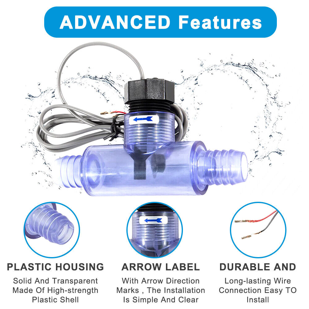 StoneSky 6560-857 Hot Tub Flow Switch Fit All 1-Pump Sundance Spas Jacuzzi Bypass Pump