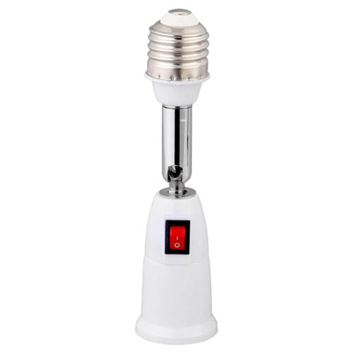 StoneSky E26/E27 Light Bulb Socket Splitter Adjustable Bulbs Socket Connector with Switch