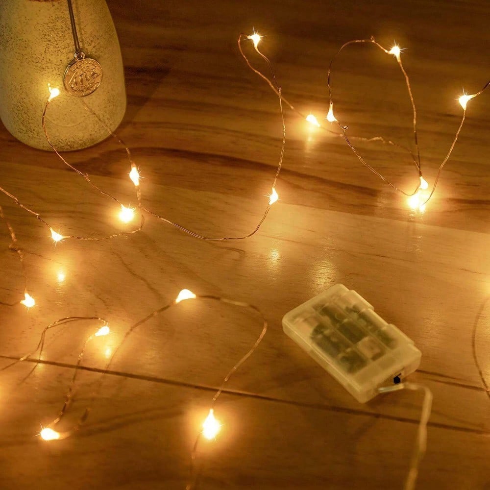 STONESKY 200 LED Solar String Cooper Wire Fairy Lights 8 Modes Outdoor Yard Patio Decor