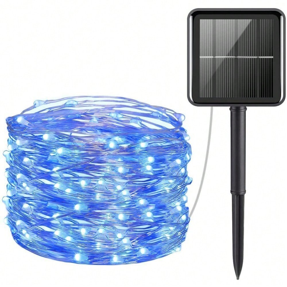 STONESKY 300 LED Solar Fairy String Lights Outdoor Garden Party Path Lawn Tree Decor Xmas