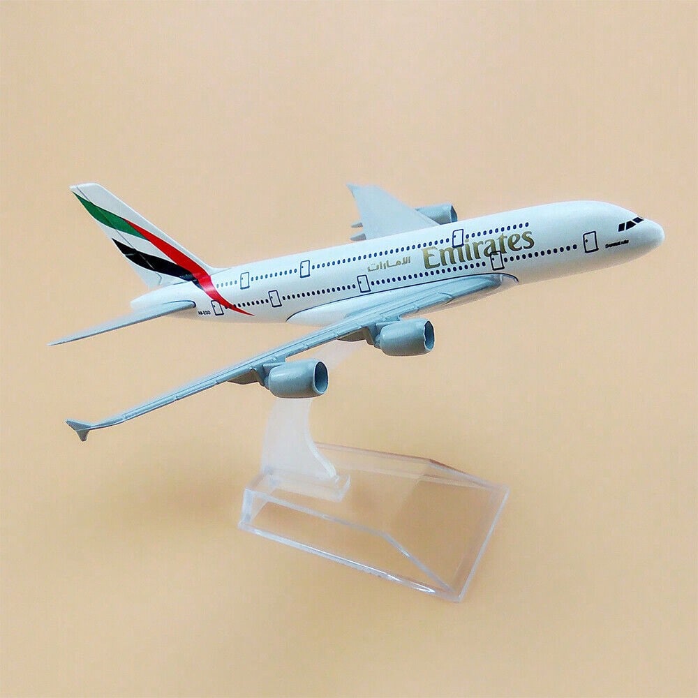 STONESKY Scale 1:400 Airplane Alloy Model Plane Emirates Airlines Airbus A380 Model Toy