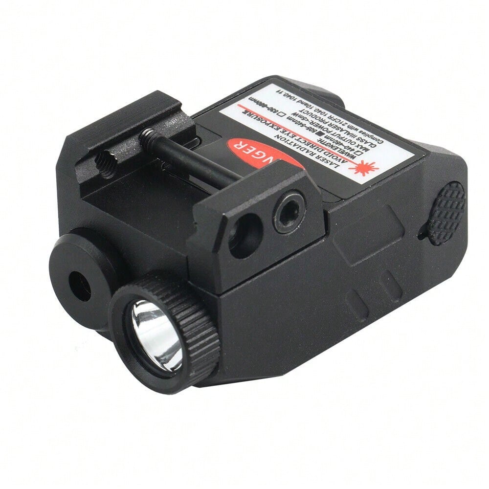 STONESKY Green/Red Laser Sight Flashlight Combo Rechargeable For 20-21mm Picatinny Rails