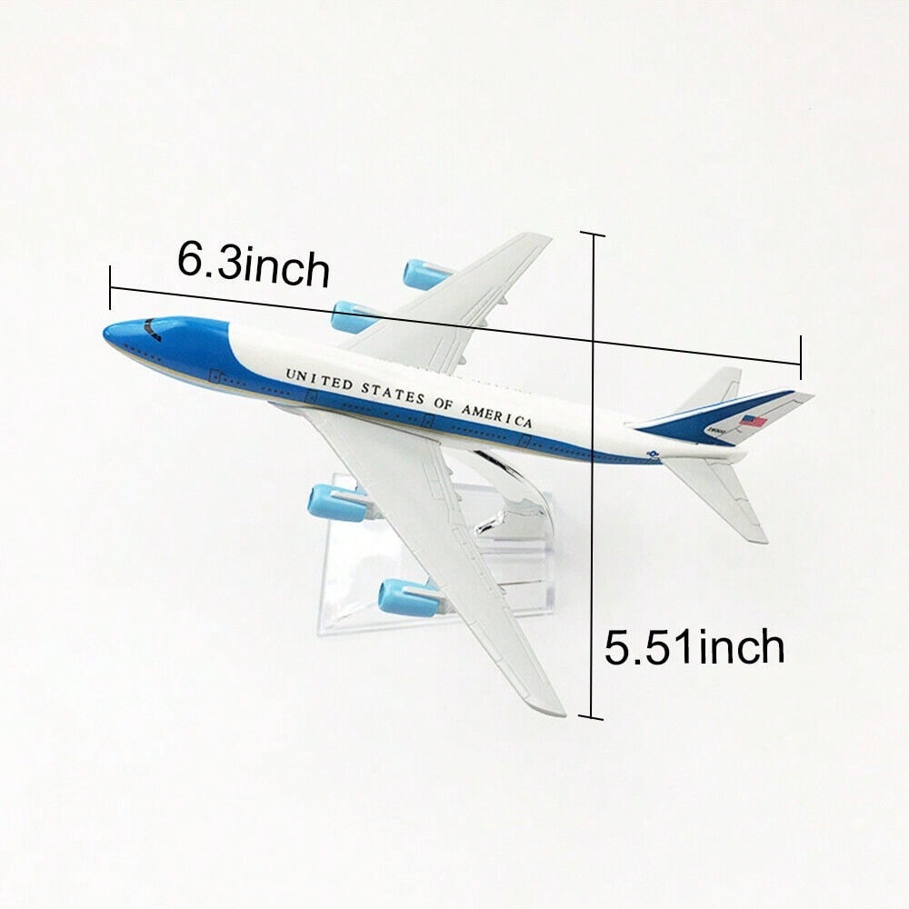 STONESKY 1:400 American One B747 Model Airplane Metal Plane Diecast Airplanes