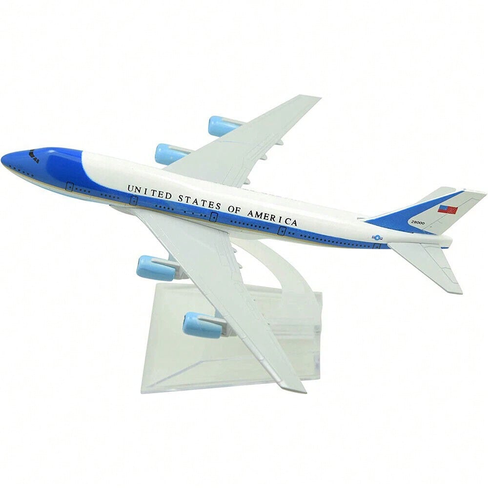 STONESKY 1:400 American One B747 Model Airplane Metal Plane Diecast Airplanes