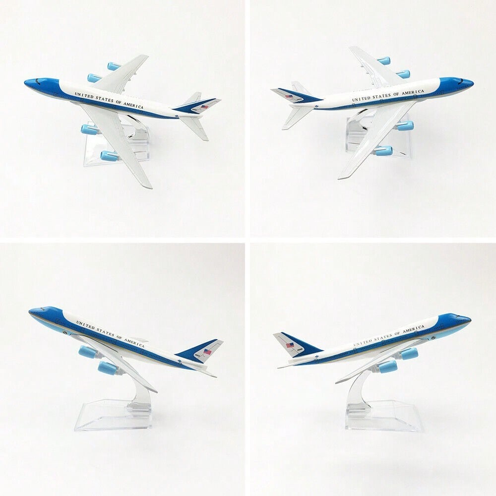 STONESKY 1:400 American One B747 Model Airplane Metal Plane Diecast Airplanes