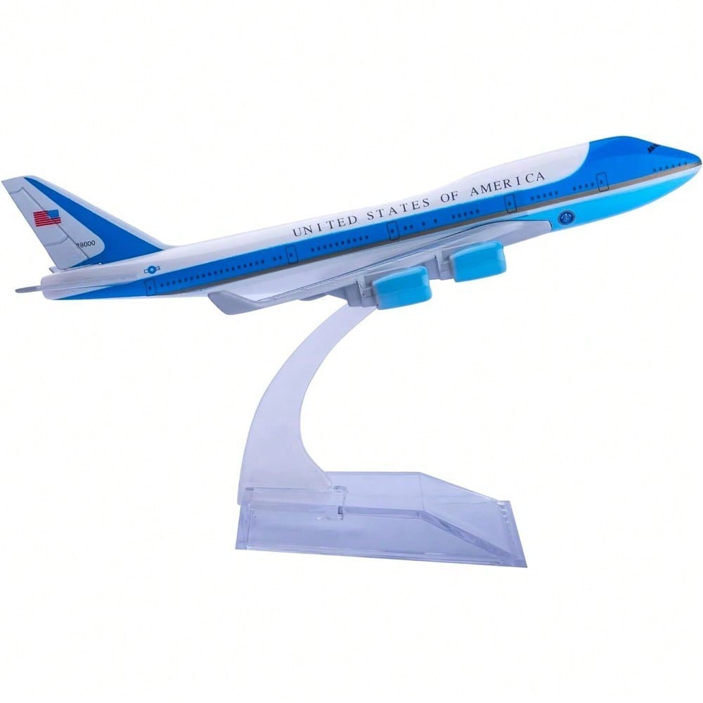 STONESKY 1:400 American One B747 Model Airplane Metal Plane Diecast Airplanes