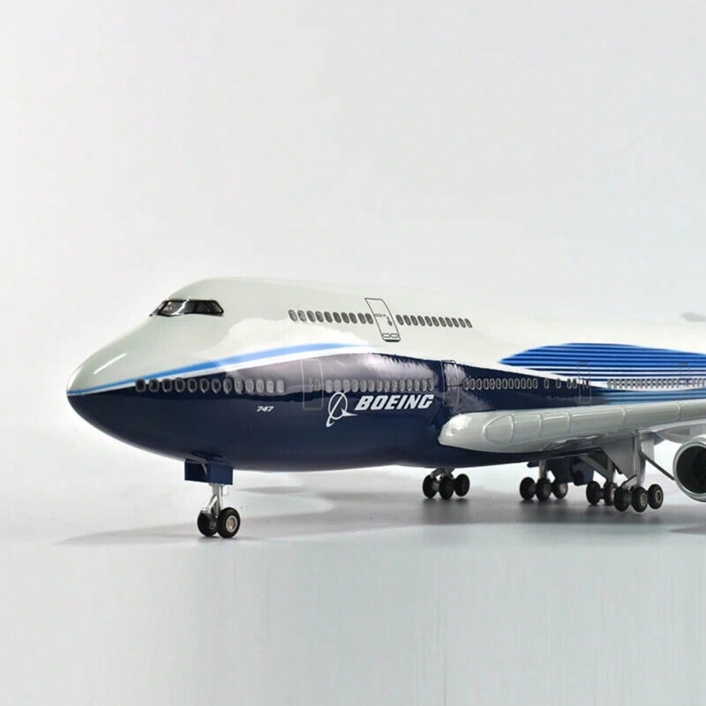 STONESKY 1/150 Airplane Aircraft B747 Boeing 747-400 Plane Model Replica Resin 47cm