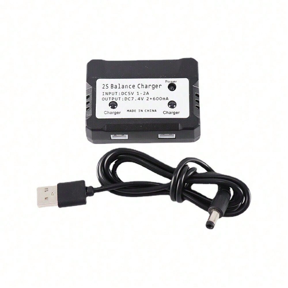 STONESKY 7.4V Lithium Battery Balance USB Charger Box For Hubsan H501S H502S RC Airplanes