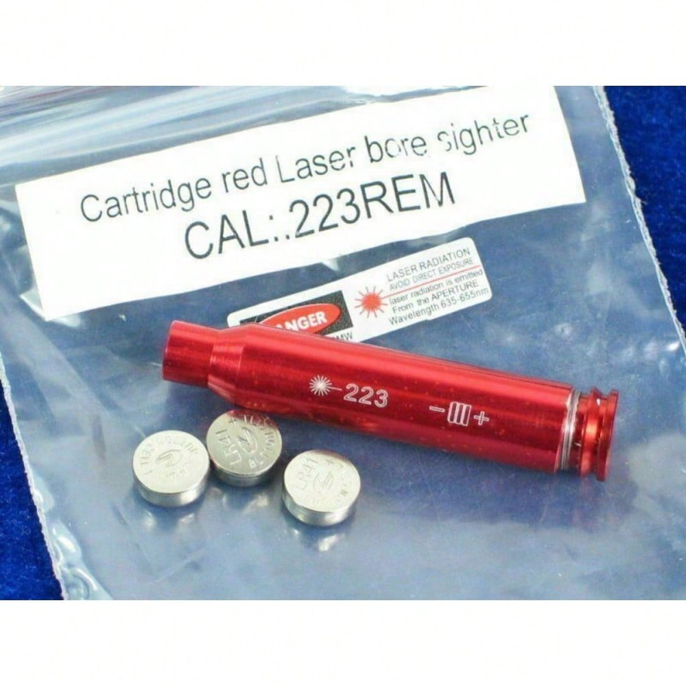 STONESKY Red Laser 223REM Bore Sighter Sight Cartridge 5.56 Dot Boresighter For Hunting