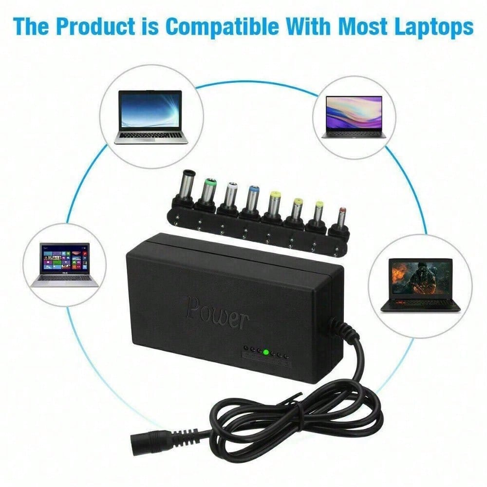 STONESKY 96W Universal Power Supply Charger For Laptop Notebook PC AC To DC Power 34 Tips