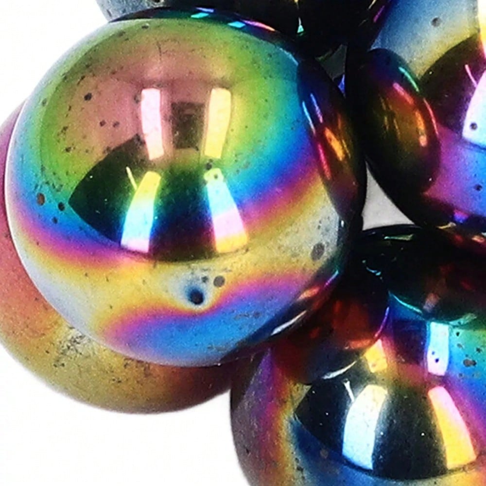 STONESKY 28Pcs Rainbow Balls Fidget Toy Ferrite Polishing Kids Sphere Magnet 20mm L GAW