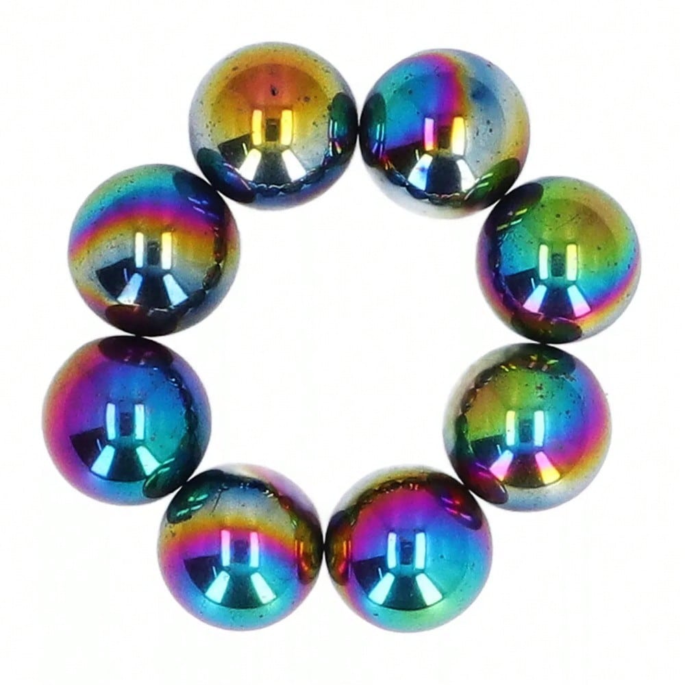 STONESKY 28Pcs Rainbow Balls Fidget Toy Ferrite Polishing Kids Sphere Magnet 20mm L GAW