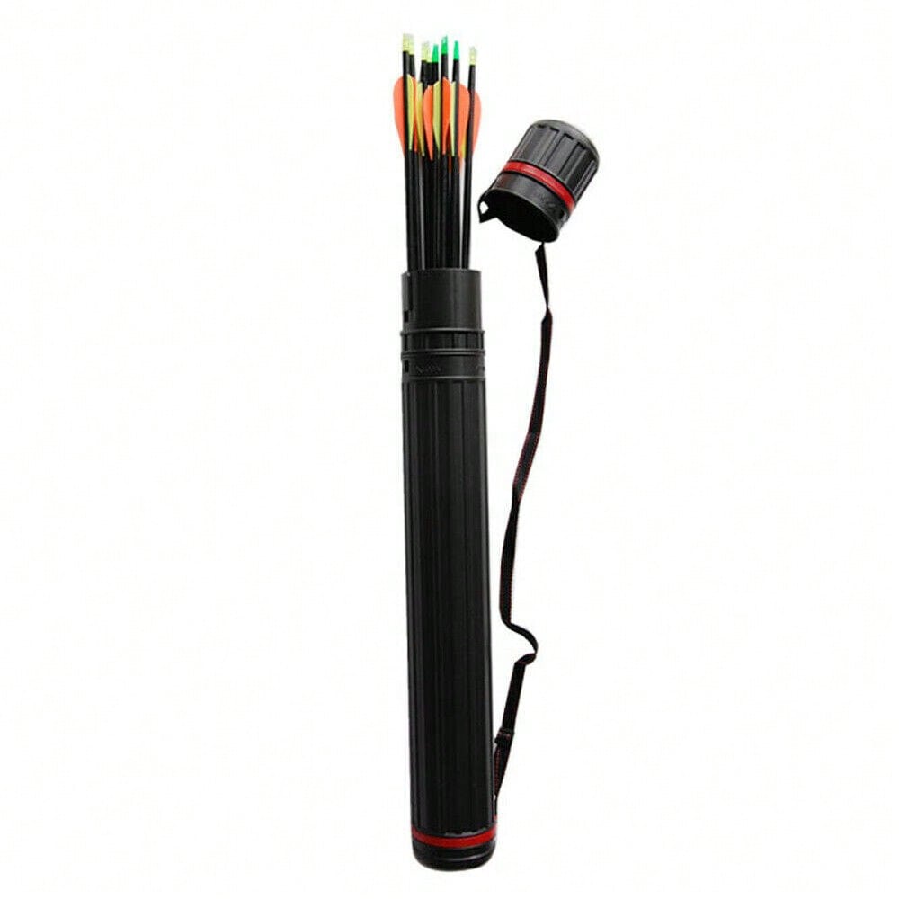STONESKY 41-inch Adjustable Hunting Arrows Tube Quiver Case Accommodates 12-24Pcs Arrows