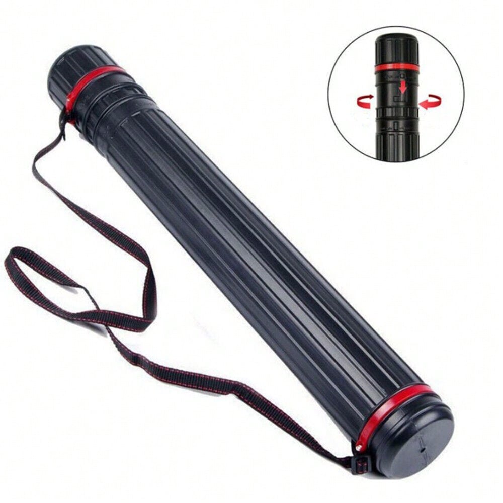 STONESKY 41-inch Adjustable Hunting Arrows Tube Quiver Case Accommodates 12-24Pcs Arrows