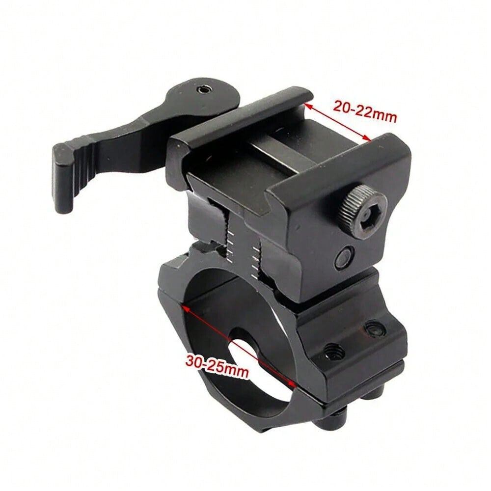 STONESKY 1''/30mm Adjustable Raise Scope QD Mount Ring For 20mm Standard Picatinny Rail