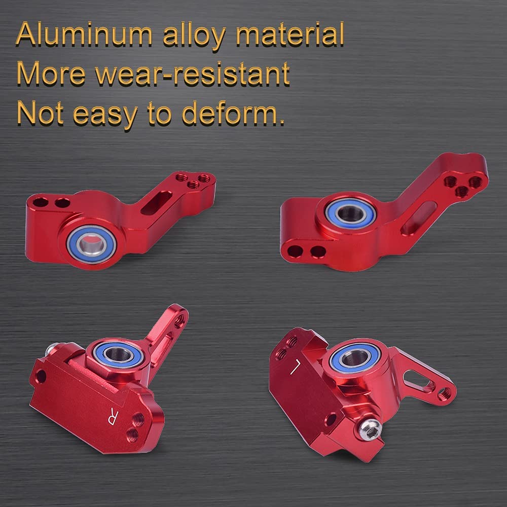 StoneSky Front Caster Block Steering & Rear Stub Axle Carriers For 1/10 Traxxas 2WD Slash