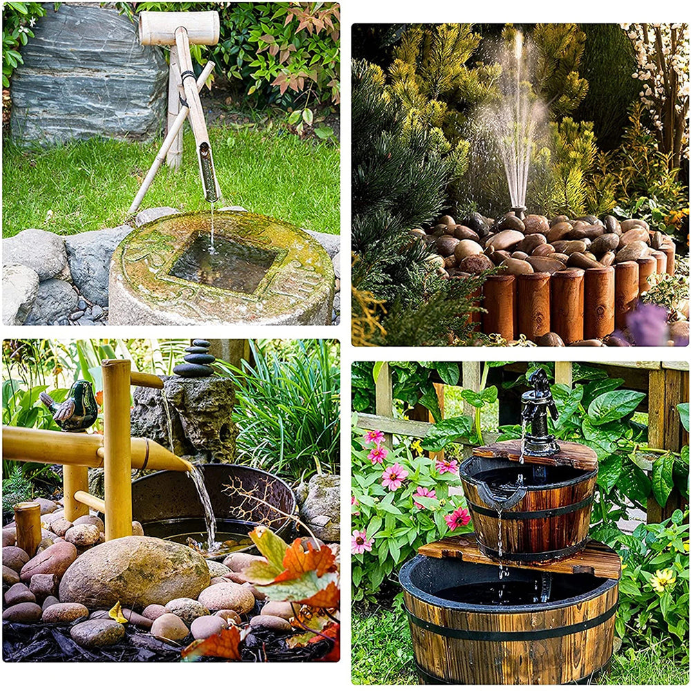 StoneSky Solar Power Fountain Submersible Floating Water Pump Bird Bath Pond Garden Pool