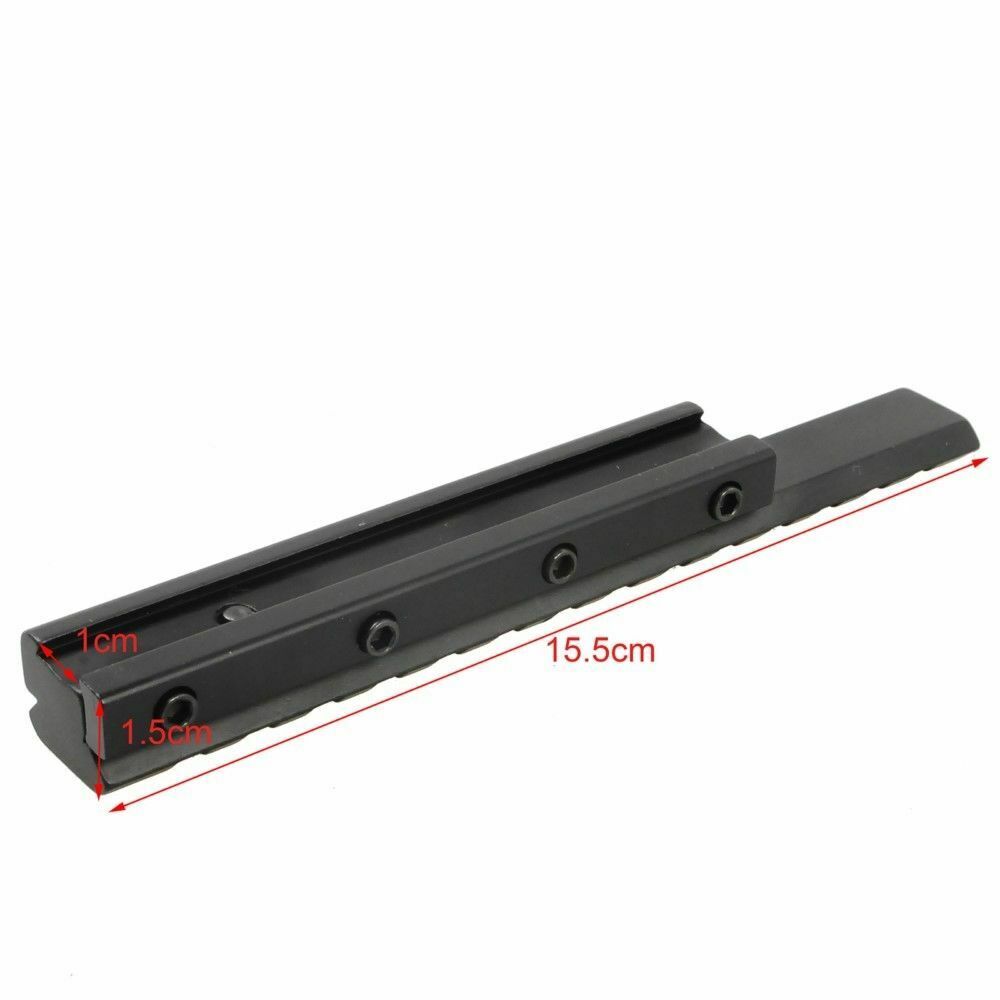 StoneSky Dovetail Extension Weaver Picatinny Adapter Riser Rail 11mm to 20mm Mount Base