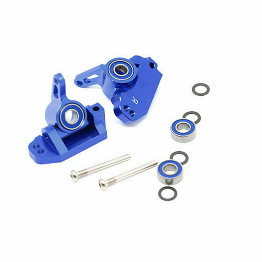 StoneSky Front Caster Block Steering & Rear Stub Axle Carriers For 1/10 Traxxas 2WD Slash