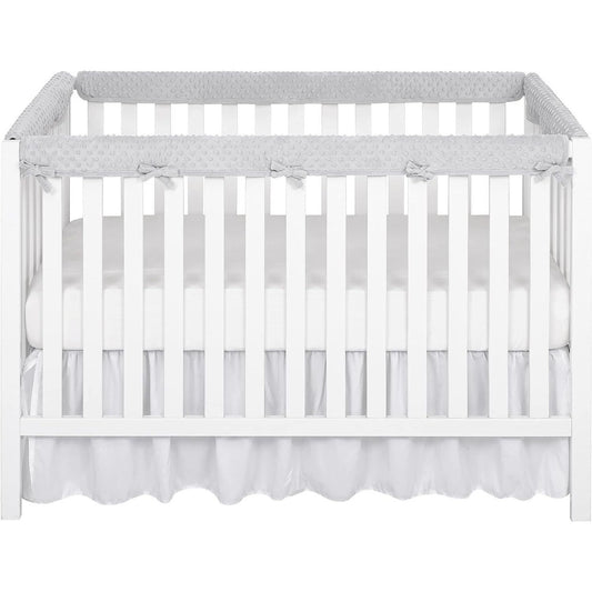 StoneSky 4 in 1 Baby Crib Rail Covers for Teething Anti-Collision Standard Crib Guardrail