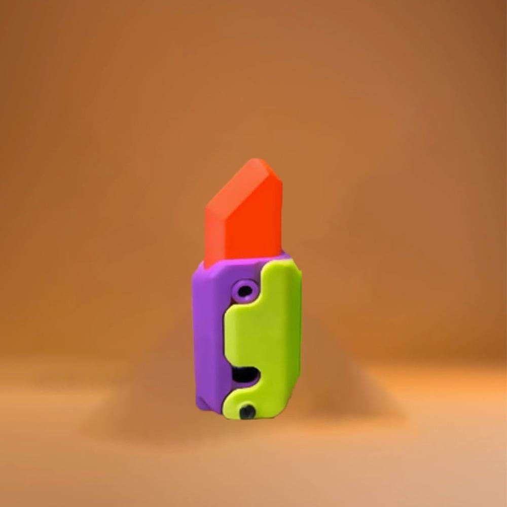 STONESKY 1Pcs 3D Printing Fidget Knife Toy Plastic EDC Fidget Anxiety Stress Relief Toys