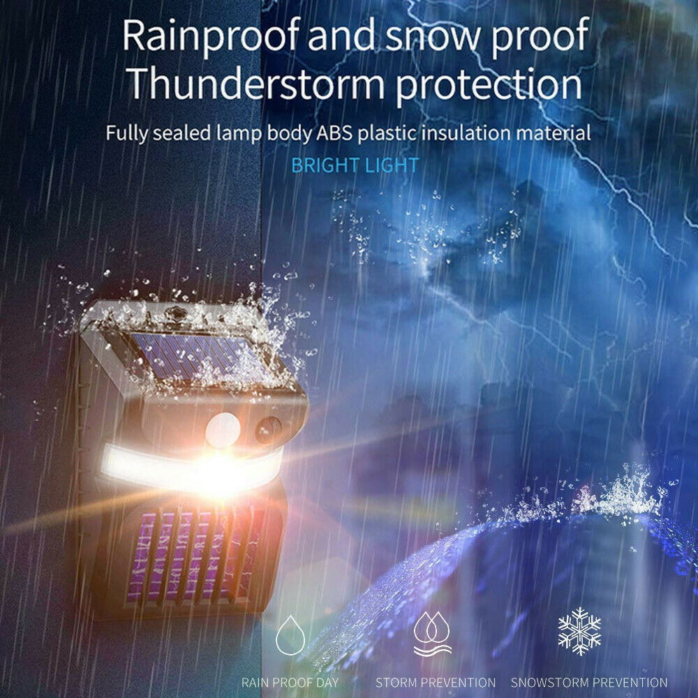 StoneSky Solar Powered LED Mosquito Fly Bug Insect Zapper Killer Trap Lamp Light Outdoor
