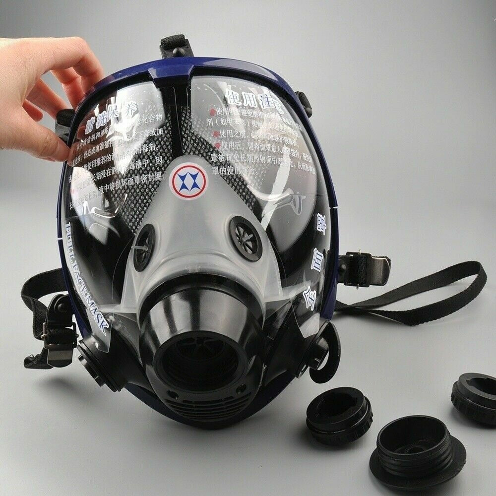 StoneSky 17 in1 Full Face Gas Mask Facepiece Respirator For Painting Spraying 6800 Series