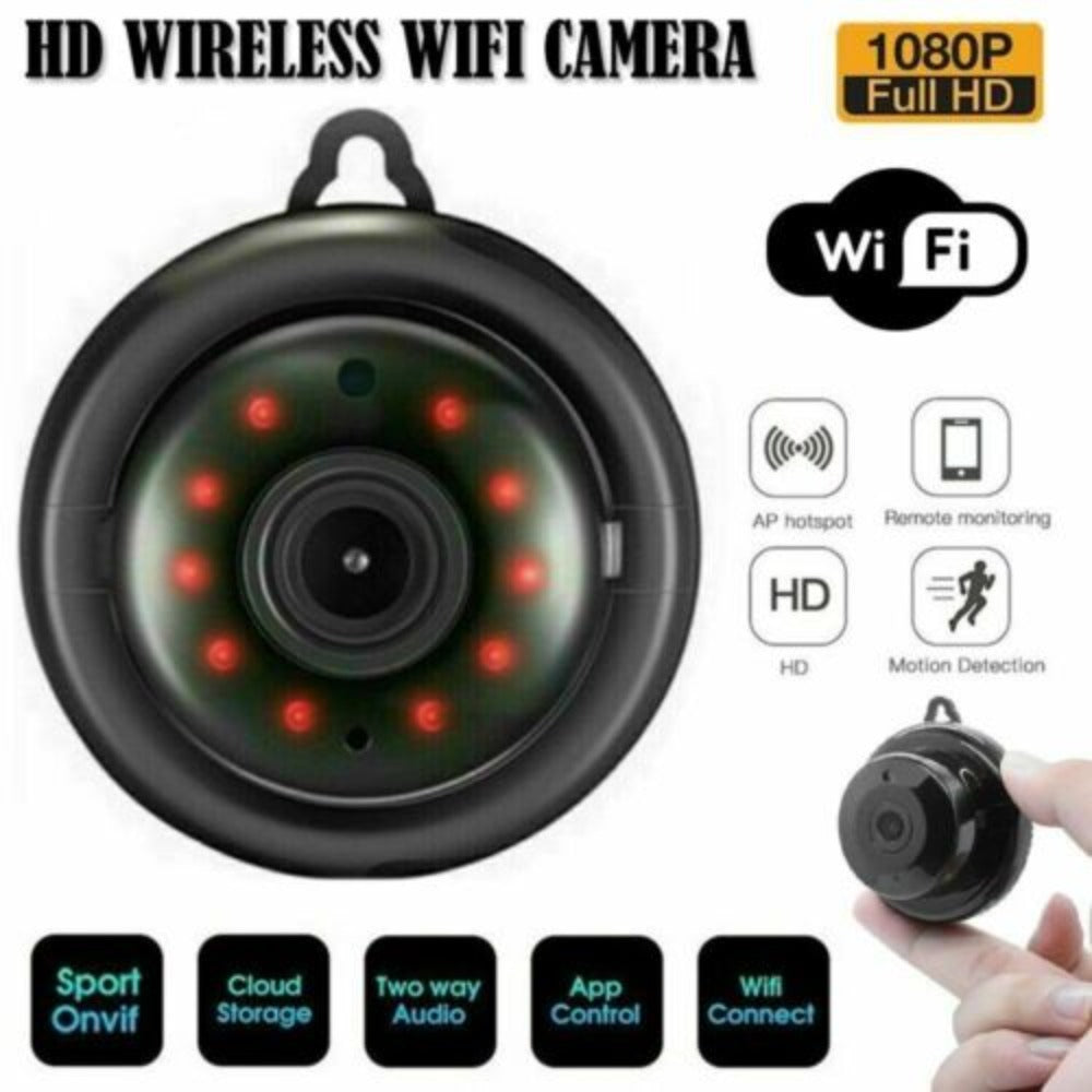 StoneSky Mini Hidden Spy Camera Wireless Wifi Home Security Night Vision HD 1080P w/ 32GB